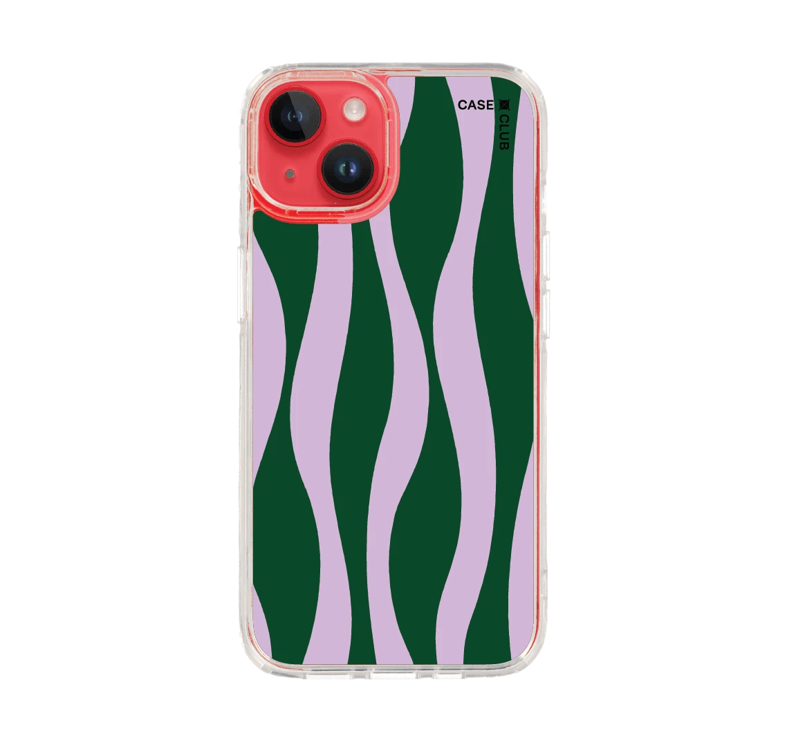 purple & green wavy pattern